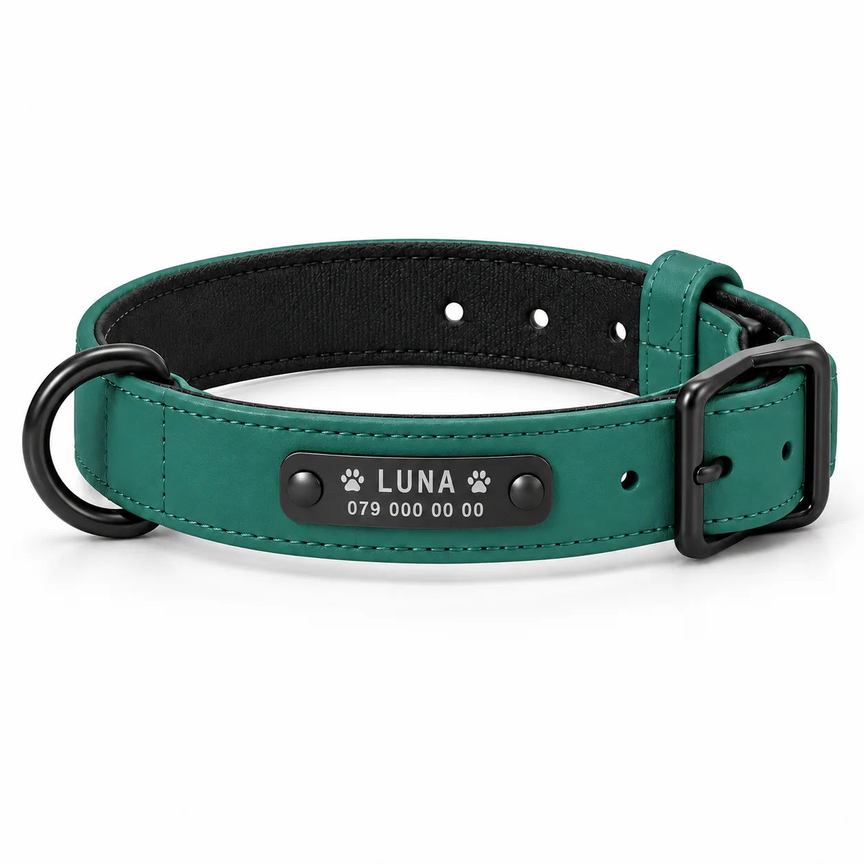 Hundehalsband in Grün